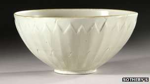 The 1,000-year-old Ding bowl sold for more than seven times its estimated value