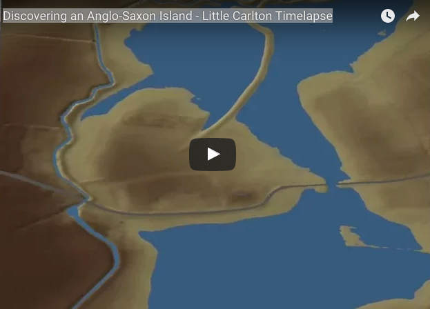 Created by the University of Sheffield Archaeology Department, this time-lapse video takes us back to water levels in eighth century Little Carlton, showing that the community was on an island at that time.