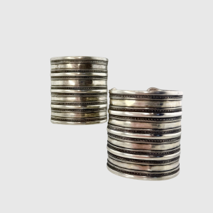 Silver Tribal Cuffs